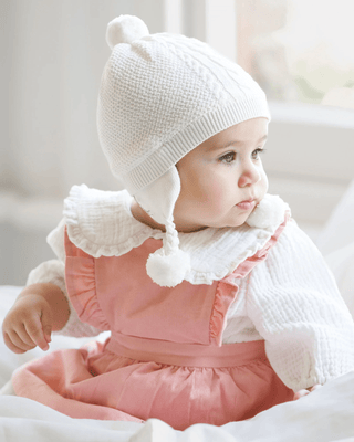 Toshi Baby Pinafore Corduroy Quincy - Dusty Rose - Clothing & Accessories