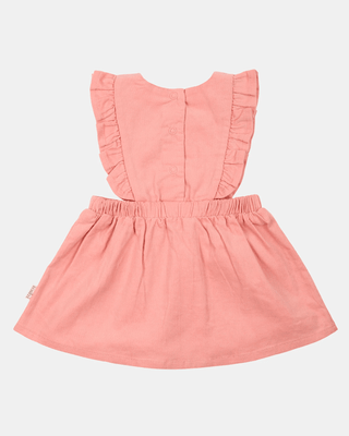 Toshi Baby Pinafore Corduroy Quincy - Dusty Rose | Pink Poppies