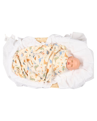 Toshi Wrap Knit Harvest - Dino Bubs | Pink Poppies