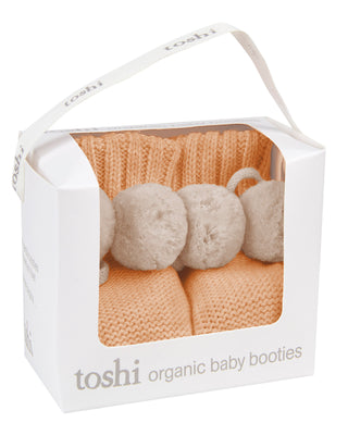 Toshi Organic Booties Bobby - Oak [sz:baby 000]