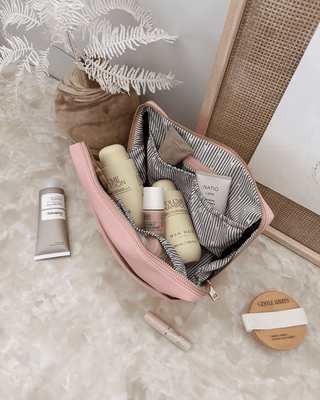 Louenhide Vanessa Cosmetic Bag - Pink | Pink Poppies