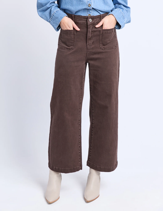 Elm Jean Delphi Front Pocket - Chocolate [sz:size 10]
