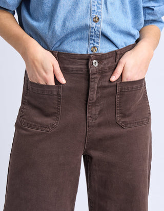 Elm Jean Delphi Front Pocket - Chocolate [sz:size 10]