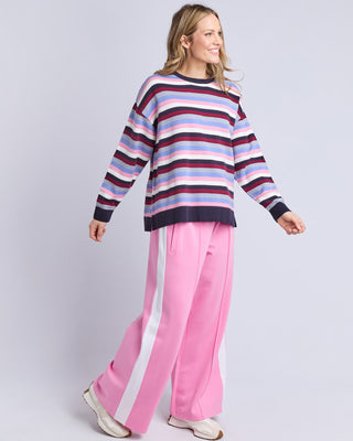 Elm Linea Stripe Knit - Multicoloured Stripe [sz:medium]
