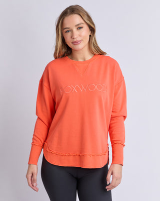 Foxwood Simplified Crew - Orange Red [sz:size 6]