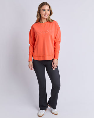 Foxwood Simplified Crew - Orange Red [sz:size 6]