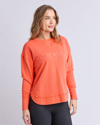 Foxwood Simplified Crew - Orange Red [sz:size 6]