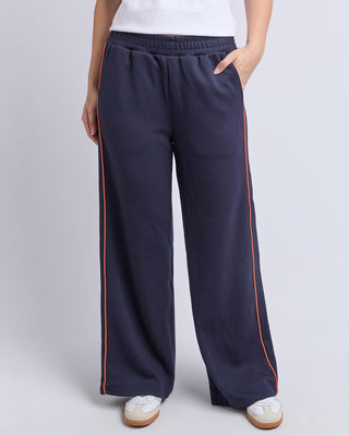Foxwood Traveller Pant - Navy/orange [sz:size 10]