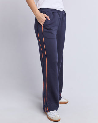 Foxwood Traveller Pant - Navy/orange [sz:size 10]