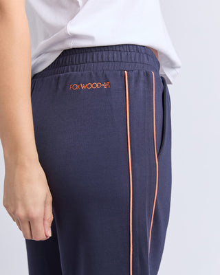 Foxwood Traveller Pant - Navy/orange [sz:size 10]