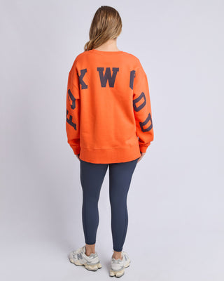 Foxwood Interval Crew - Orange/navy [sz:size 8]
