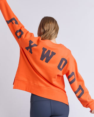 Foxwood Interval Crew - Orange/navy [sz:size 8]