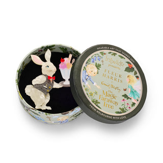 Erstwilder Brooch - Rabbit Waiter