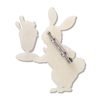 Erstwilder Brooch - Rabbit Waiter