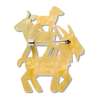 Erstwilder Brooch - Goats Goals