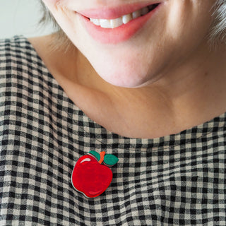 Erstwilder Brooch Mini - Apple 