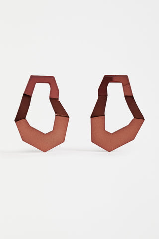 Elk Delka Drop Earrings - Dark Espresso