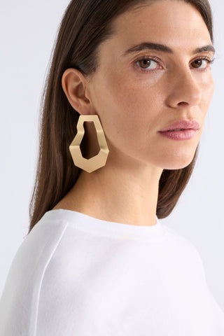 Elk Delka Drop Earrings - Dark Espresso