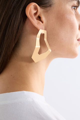 Elk Delka Drop Earrings - Gold