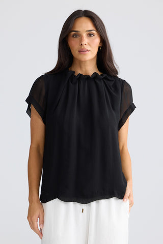 Brave&true Carina Blouse - Black [sz:xs]