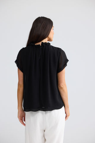 Brave&true Carina Blouse - Black [sz:xs]