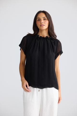 Brave&true Carina Blouse - Black [sz:xs]