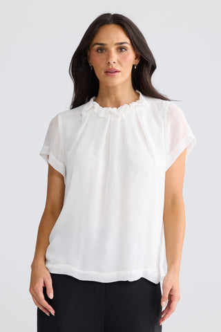 Brave&true Carina Blouse - White [sz:xs]
