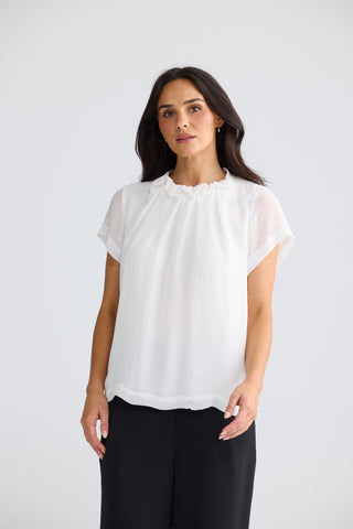 Brave&true Carina Blouse - White [sz:xs]