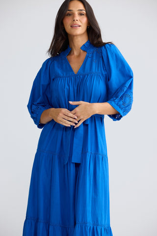Brave&true Daytona Midi Dress - Cobalt [sz:small]