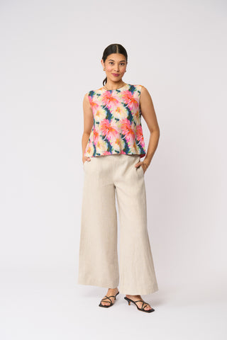 Foil Its Only Natural Top - Flower Burst [sz:size 8]