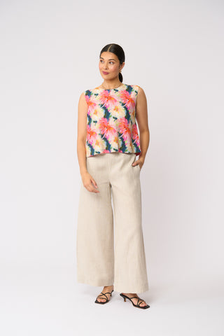 Foil Its Only Natural Top - Flower Burst [sz:size 8]