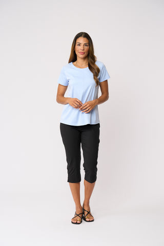 Foil Split Enz Pant - Black [sz:size 8]