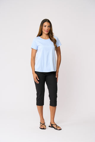 Foil Split Enz Pant - Black [sz:size 8]