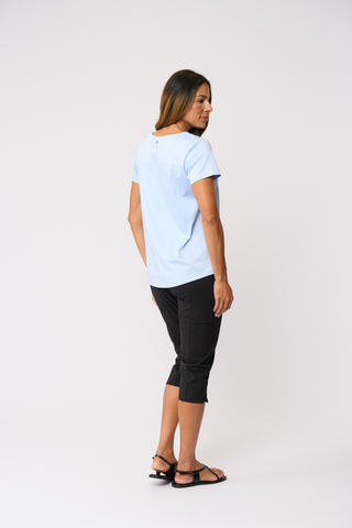 Foil Split Enz Pant - Black [sz:size 8]