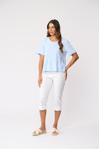 Foil Split Enz Pant - White [sz:size 8]