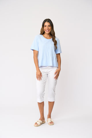 Foil Split Enz Pant - White [sz:size 8]