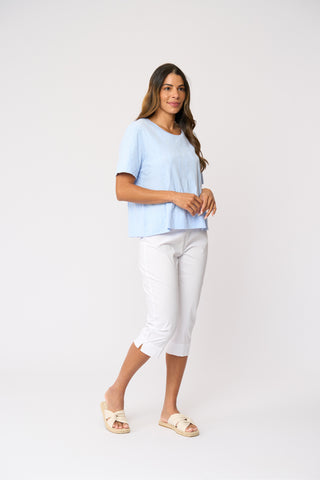Foil Split Enz Pant - White [sz:size 8]