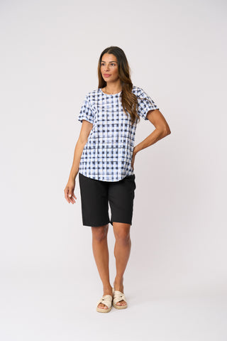 Foil Tee-rific Short - Black [sz:size 8]