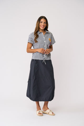 Foil Fresh Pick Shirt - Navy Stripe [sz:size 10]