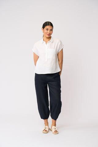 Foil Pocket Rocket Top - White [sz:size 8]