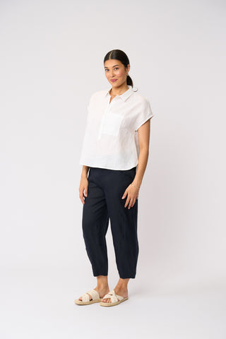 Foil Pocket Rocket Top - White [sz:size 8]