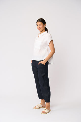 Foil Pocket Rocket Top - White [sz:size 8]