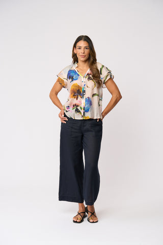 Foil Top Rank Pant - True Navy [sz:size 8]