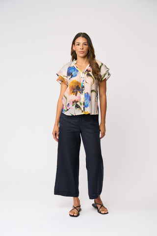 Foil Top Rank Pant - True Navy [sz:size 8]