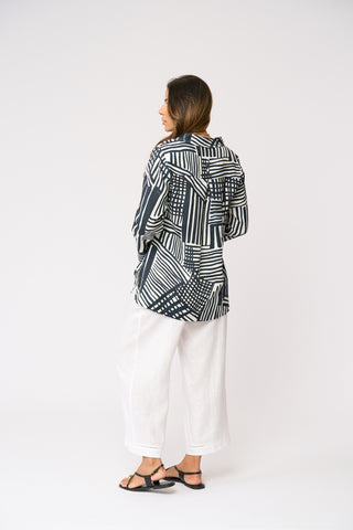 Foil Top Rank Pant - True Navy [sz:size 18]