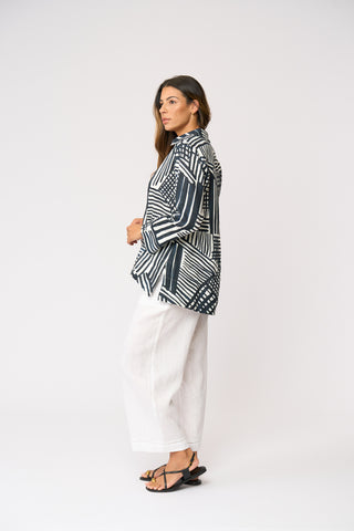 Foil Top Rank Pant - True Navy [sz:size 18]