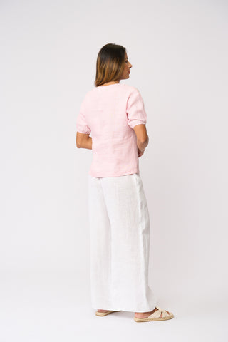 Foil Gathering Force Top - Pale Pink [sz:size 8]