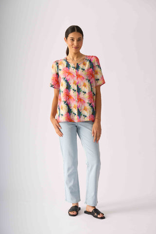 Foil Enchanting Top - Flower Burst [sz:size 10]
