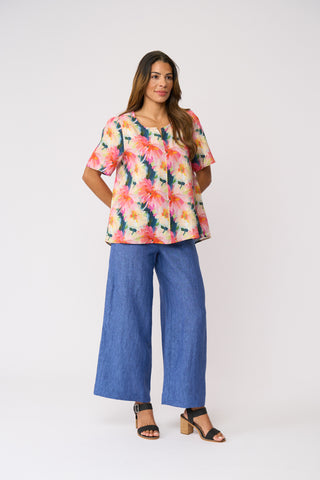 Foil Enchanting Top - Flower Burst [sz:size 10]