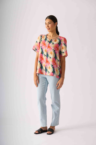 Foil Enchanting Top - Flower Burst [sz:size 10]